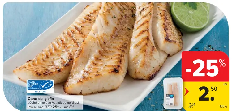 Offre: Cœur d'aiglefin