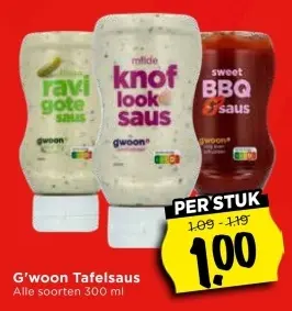 Aanbieding: Tafelsaus