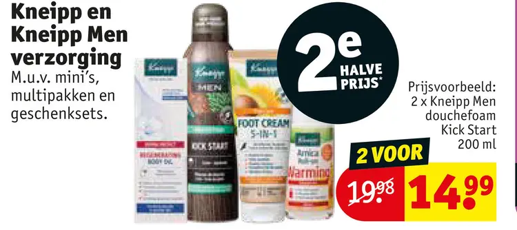 Promotie: Kneipp en Kneipp Men verzorging
