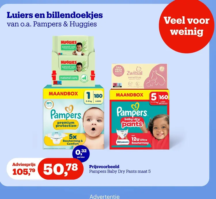 Aanbieding: Pampers Baby Dry Pants maat 5