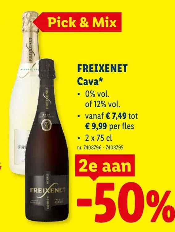 Promotie: Freixenet Cava