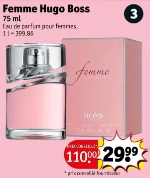Offre: Femme Hugo Boss