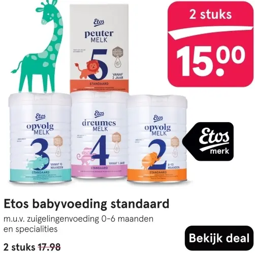 Aanbieding: Babyvoeding standaard