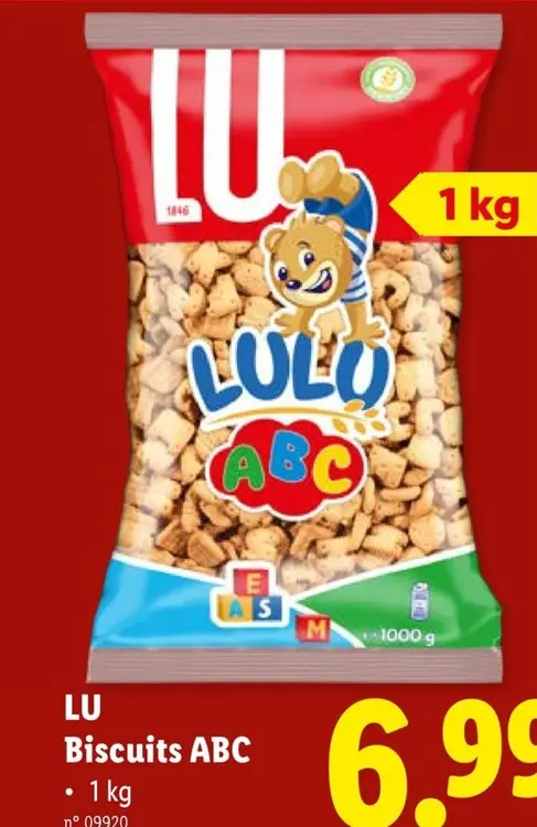 Offre: Biscuits ABC