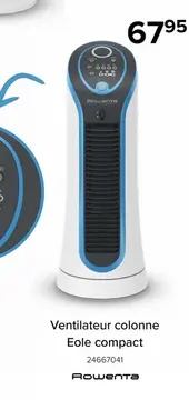 Offre: Ventilateur colonne Eole compact