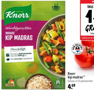 Aanbieding: Knorr kip madras