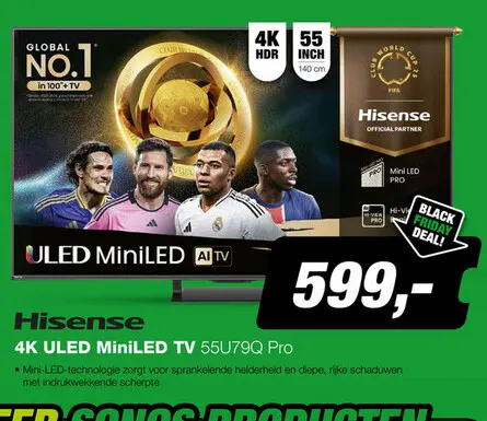 Aanbieding: 4K ULED MiniLED TV 55U79Q Pro