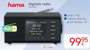 Aanbieding: Digitale radio DR1000