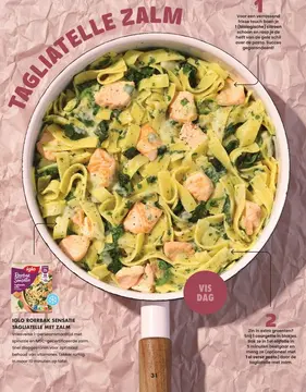 Aanbieding: Iglo roerbak sensatie tagliatelle met zalm