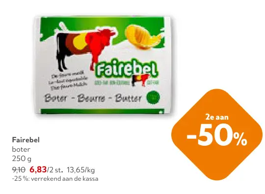 Promotie: Fairebel boter