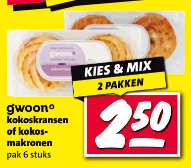 Aanbieding: Kokoskransen of kokosmakronen