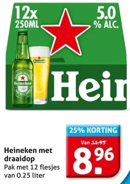 Aanbieding: Heineken met draaidop