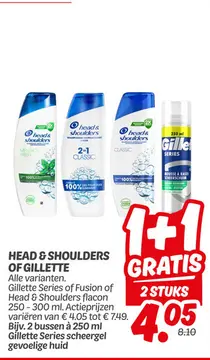Aanbieding: Head & shoulders of GILLETTE
