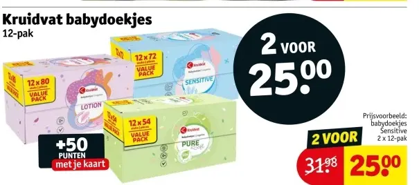 Aanbieding: babydoekjes