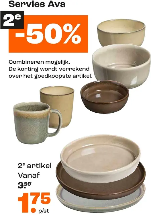 Aanbieding: Servies Ava