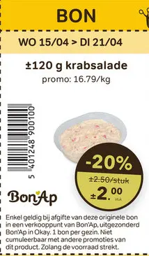 Promotie: Krabsalade