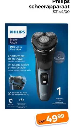 Aanbieding: scheerapparaat S3144/00