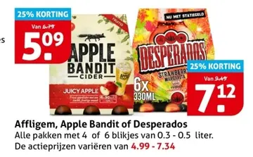 Aanbieding: Affligem, Apple Bandit of Desperados