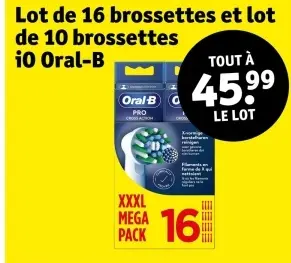 Offre: Brossettes iO Oral-B
