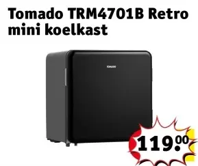 Aanbieding: Tomado Retro mini koelkast