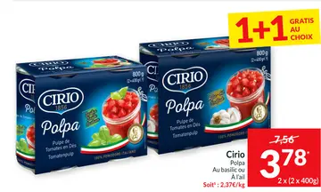 Offre: Cirio Polpa