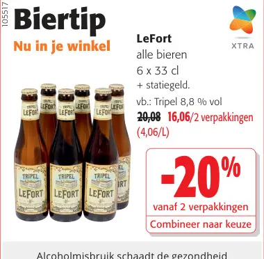 Promotie: LeFort alle bieren