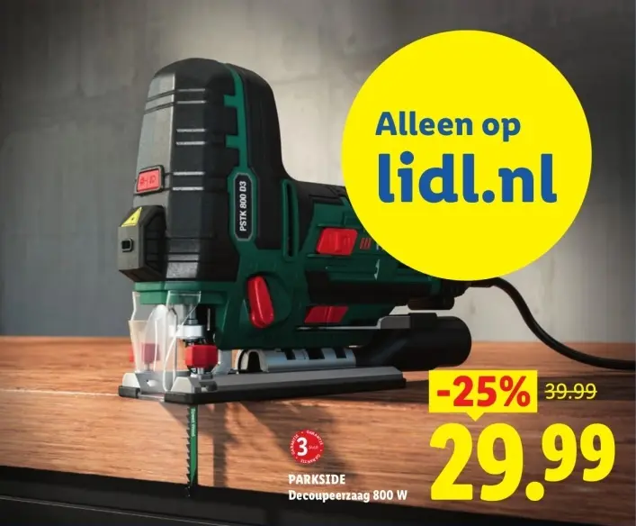 Aanbieding: Decoupeerzaag 800 W