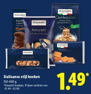 Aanbieding: Italiaanse stijl koeken