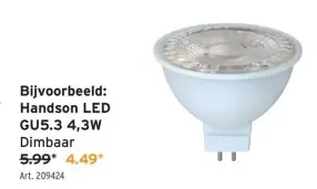 Promotie: Led GU5.3