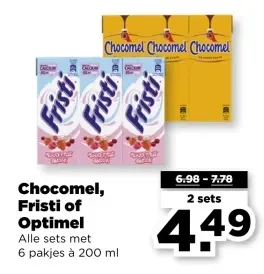 Aanbieding: Chocomel, Fristi of Optimel
