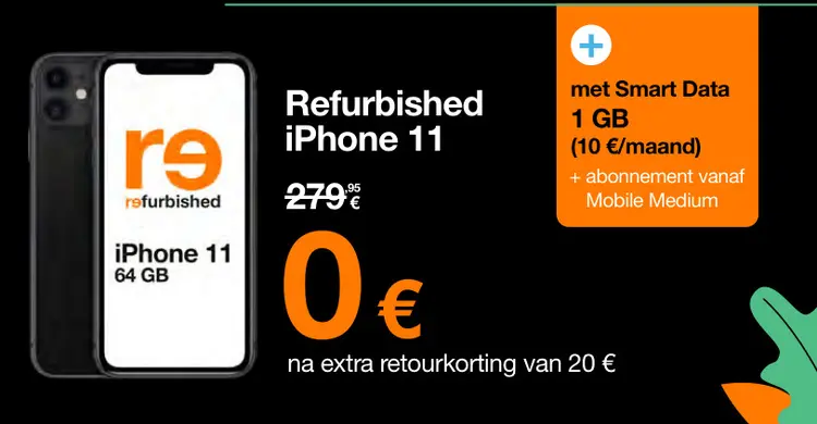 Aanbieding: Refurbished iPhone 11