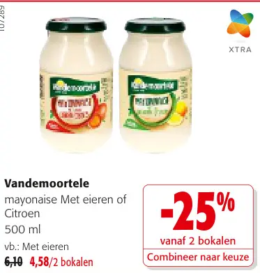 Promotie: mayonaise Met eieren of Citroen
