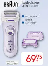Aanbieding: Braun Ladyshave 2 in 1 LS5560
