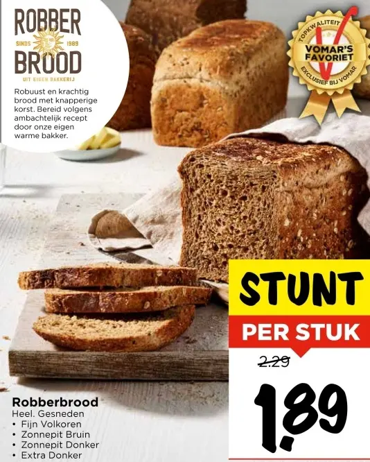 Aanbieding: Robberbrood