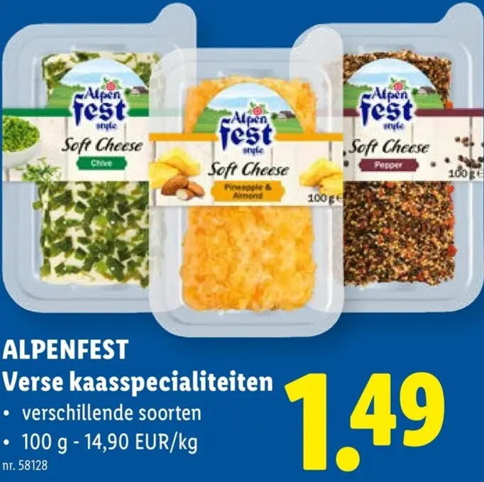 Promotie: ALPENFEST Verse kaasspecialiteiten
