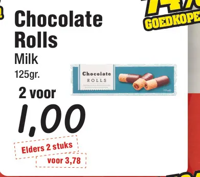 Aanbieding: Chocolate Rolls