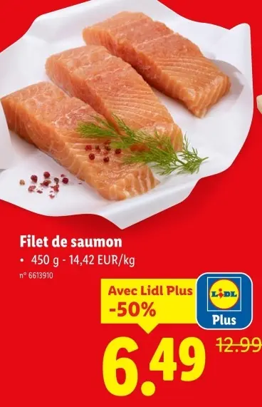 Offre: Filet de saumon