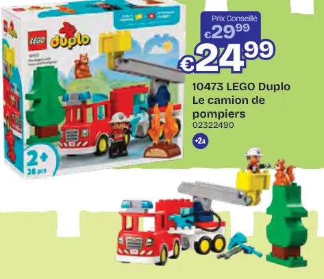Offre: Le camion de pompiers
