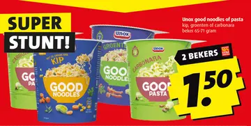 Aanbieding: Unox good noodles of pasta