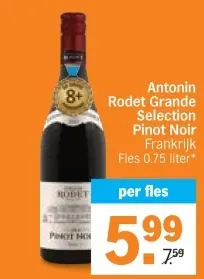 Aanbieding: Antonin Rodet Grande Selection Pinot Noir