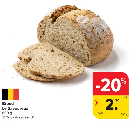 Promotie: Brood Le Savoureux
