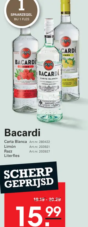 Aanbieding: Bacardi