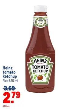 Aanbieding: Heinz tomato ketchup