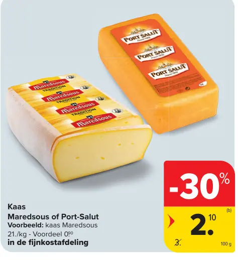 Promotie: Kaas Maredsous of Port-Salut