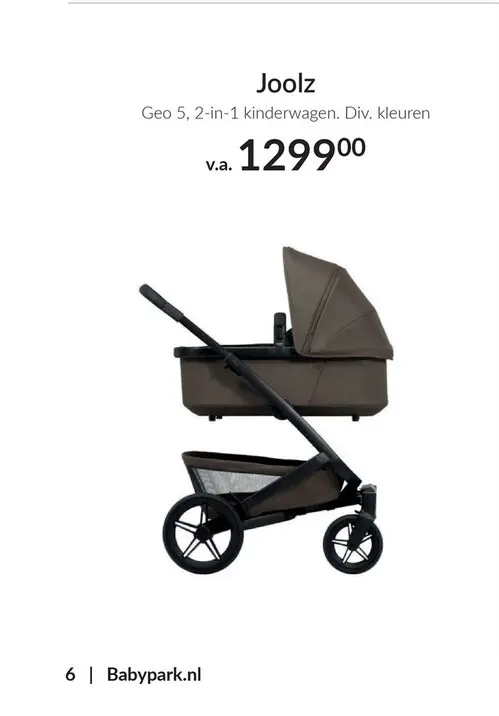 Aanbieding: Geo 5, 2-in-1 kinderwagen