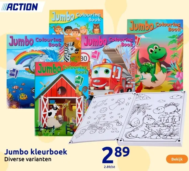 Aanbieding: Jumbo kleurboek