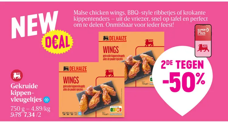 Promotie: Gekruide kippenvleugeltjes