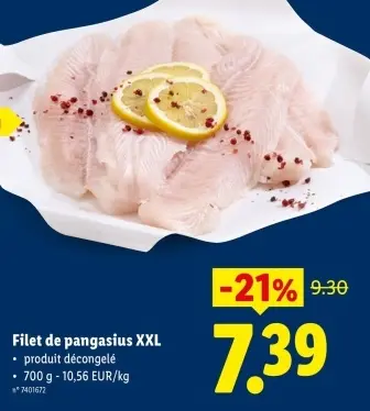 Offre: Filet de pangasius XXL