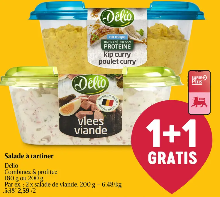 Offre: Salade à tartiner