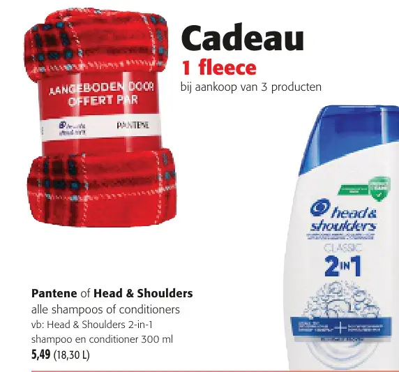 Promotie: Pantene of Head & Shoulders alle shampoos of conditioners